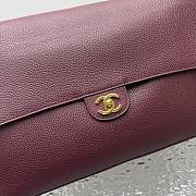 Chanel 38 Spring-Summer 2026 Gold Hardware Maxi Flap Bag In Burgundy - 2