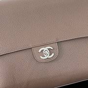 Chanel 38 Spring-Summer 2026 Silver Hardware Maxi Flap Bag In Taupe - 5