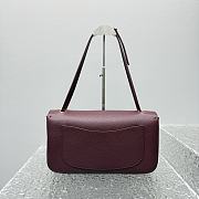 Chanel 32 Spring-Summer 2026 Gold Hardware Maxi Flap Bag In Burgundy - 5
