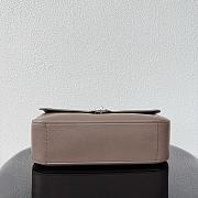 Chanel 32 Spring-Summer 2026 Silver Hardware Maxi Flap Bag In Taupe - 5