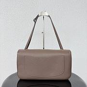Chanel 32 Spring-Summer 2026 Silver Hardware Maxi Flap Bag In Taupe - 4