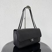 Chanel 32 Spring-Summer 2026 Silver Hardware Maxi Flap Bag In Black - 2