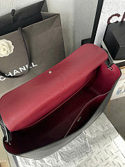 Chanel 38 Spring-Summer 2026 Silver Hardware Maxi Flap Bag In Black - 6