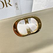 Dior Small Soft Dior Caro Bag Powder Beige Macrocannage Lambskin - 5