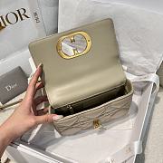 Dior Small Soft Dior Caro Bag Powder Beige Macrocannage Lambskin - 3