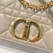 Dior Small Soft Dior Caro Bag Powder Beige Macrocannage Lambskin - 2