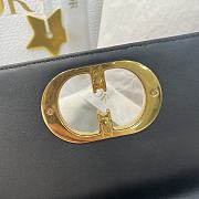 Dior Small Soft Dior Caro Bag Black Macrocannage Lambskin - 3