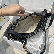 Dior Small D-Journey Bag Blue Oblique Jacquard - 6