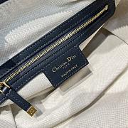 Dior Small D-Journey Bag Blue Oblique Jacquard - 5