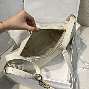 Dior Small D-Journey Bag In White - 6