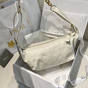 Dior Small D-Journey Bag In White - 4