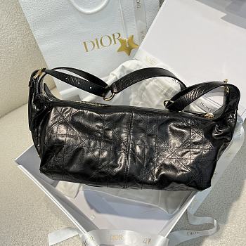 Dior Medium D-Journey Bag In Black