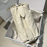 Dior Medium D-Journey Bag In White - 6