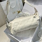 Dior Medium D-Journey Bag In White - 3