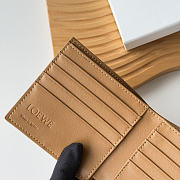 Loewe Panta logo-debossed Wallet In Brown - 3