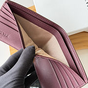 Loewe Panta logo-debossed Wallet In Burgundy - 3