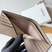 Loewe Panta logo-debossed Wallet In Taupe - 4