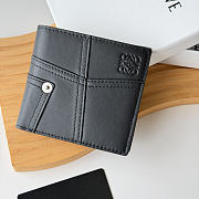 Loewe Panta logo-debossed Wallet In Black - 4