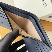 Loewe Panta logo-debossed Wallet In Dark Blue - 3