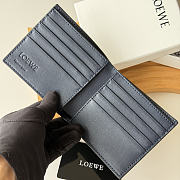 Loewe Panta logo-debossed Wallet In Dark Blue - 2