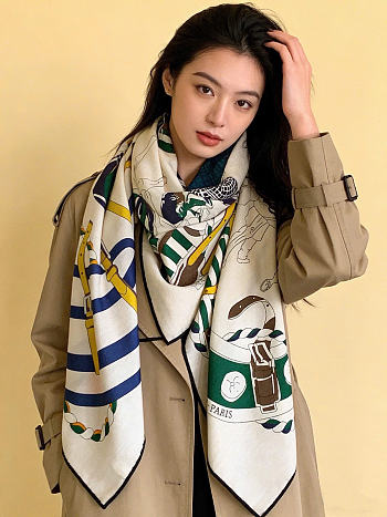 Hermes Grand Apparat Scarf