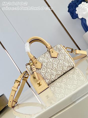 Louis Vuitton Nano Speedy Monogram Emblème