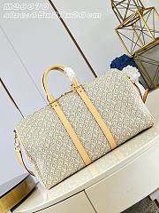 Louis Vuitton Keepall Bandoulière 45 Beige Pepper - 2