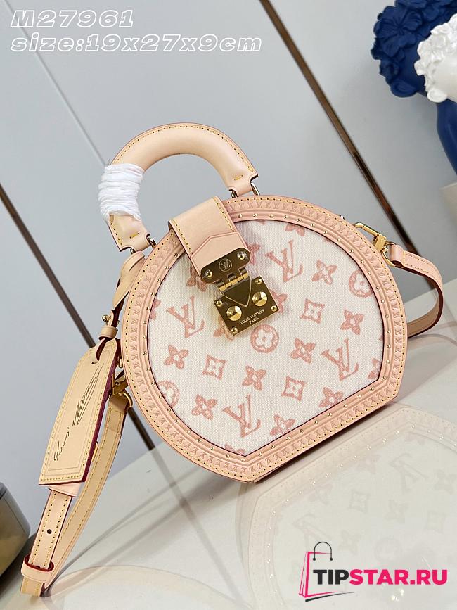 Louis Vuitton Boite Chapeau PM Lin Beige - 1