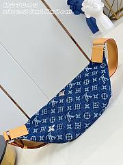 Louis Vuitton Rush Bumbag Monogram Flowers Denim Blue - 6