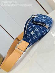 Louis Vuitton Rush Bumbag Monogram Flowers Denim Blue - 5