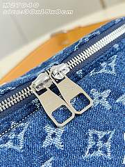 Louis Vuitton Rush Bumbag Monogram Flowers Denim Blue - 4