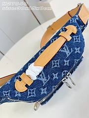 Louis Vuitton Rush Bumbag Monogram Flowers Denim Blue - 3