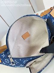 Louis Vuitton Rush Bumbag Monogram Flowers Denim Blue - 2