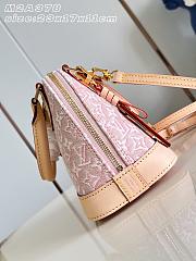 Louis Vuitton Alma BB Bag Monogram Emblème Rose Ruban - 2