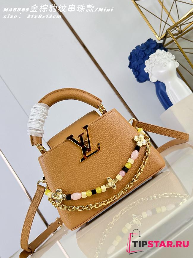 Louis Vuitton Sunbeam Capucines Mini Bag In Brown - 1