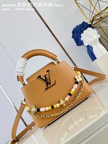 Louis Vuitton Sunbeam Capucines Mini Bag In Brown
