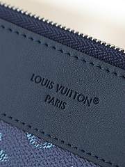 Louis Vuitton Pochette Voyage Souple Monogram Shadow Navy Blue - 4