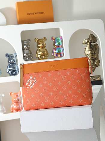 Louis Vuitton Pochette Voyage Souple Monogram Shadow Orange