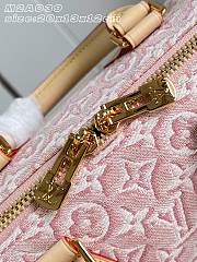 Louis Vuitton Speedy Bandoulière 20 Monogram Emblème Rose Ruban - 3