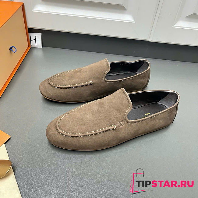 Louis Vuitton Horizon Slipper Nubuck calf leather Beige - 1