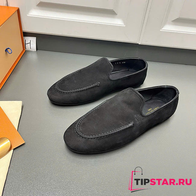 Louis Vuitton Horizon Slipper Nubuck calf leather Black - 1