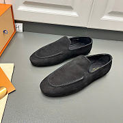 Louis Vuitton Horizon Slipper Nubuck calf leather Black - 1