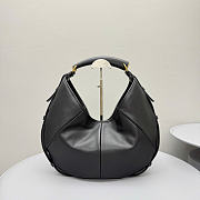Ysl Mombasa Medium Shoulder Bag In Black - 5