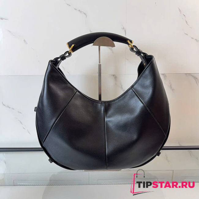 Ysl Mombasa Large Shoulder Bag In Black - 1