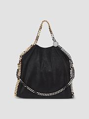 Stella McCartney 3-Chain Falabella Tote In Black - 3