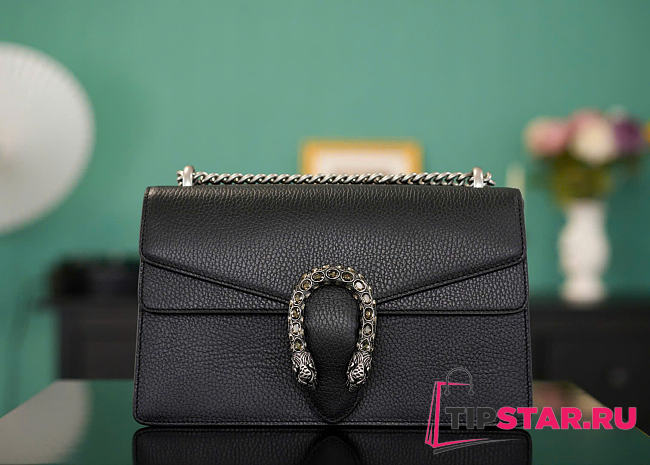 Gucci Medium Dionysus Shoulder Bag In Black - 1