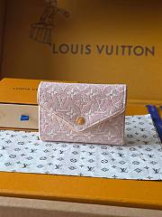 Louis Vuitton Victorine Wallet Monogram Rose Ruby Pink - 1