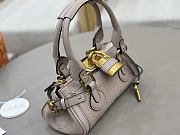 Chloe Small Paddington Shoulder Bag In Earthy Pink - 5