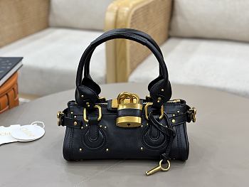 Chloe Small Paddington Shoulder Bag In Black