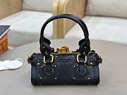 Chloe Small Paddington Shoulder Bag In Dark Blue - 5